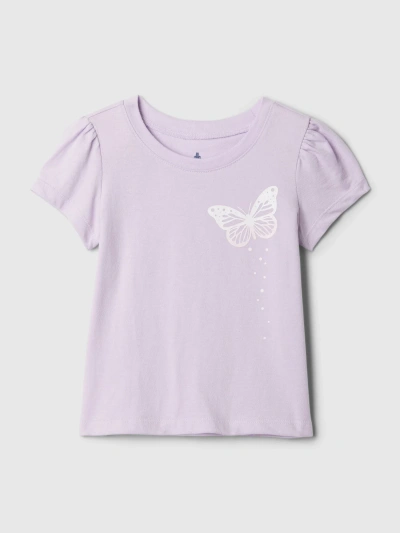 Gap Baby Mix And Match Graphic T-shirt In Orchid Petal Purple