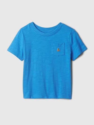 Gap Baby Mix And Match Pocket T-shirt In Breezy Blue