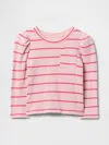 Gap Baby Mix And Match Pocket T-shirt In Pink Stripe