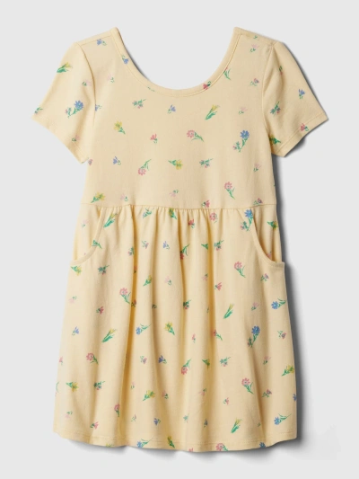 Gap Baby Mix And Match Print Dress In Mini Yellow Floral