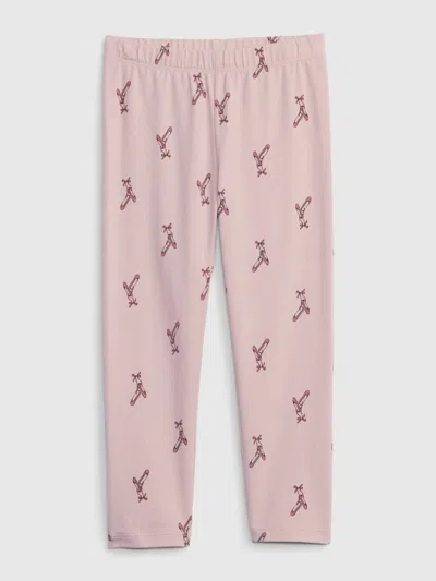 Gap Baby Organic Cotton Mix And Match Print Leggings In Ballet Slipper Pink