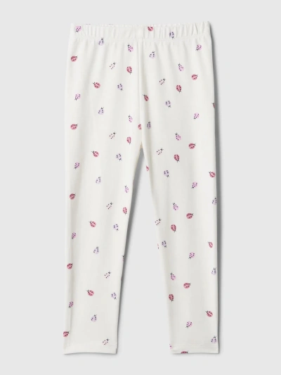 Gap Baby Mix And Match Pull-on Leggings In Ladybug White