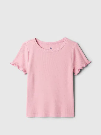Gap Baby Mix And Match Rib T-shirt In Elle Pink