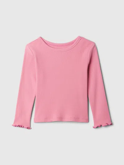 Gap Baby Mix And Match Rib T-shirt In Elle Pink