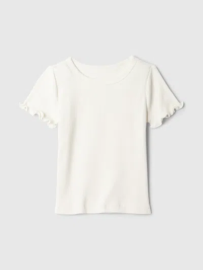 Gap Baby Mix And Match Rib T-shirt In Ivory Frost