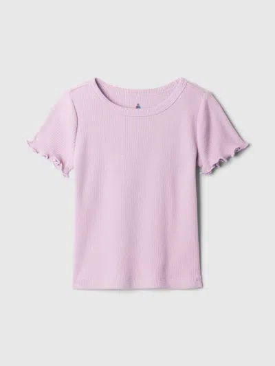 Gap Baby Mix And Match Rib T-shirt In Lavender Mist