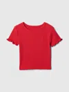 Gap Baby Mix And Match Rib T-shirt In Modern Red