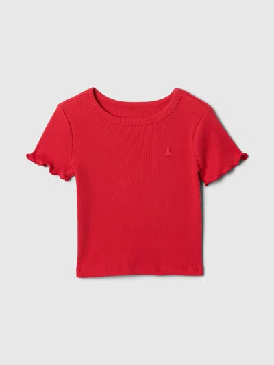 Gap Baby Mix And Match Rib T-shirt In Modern Red