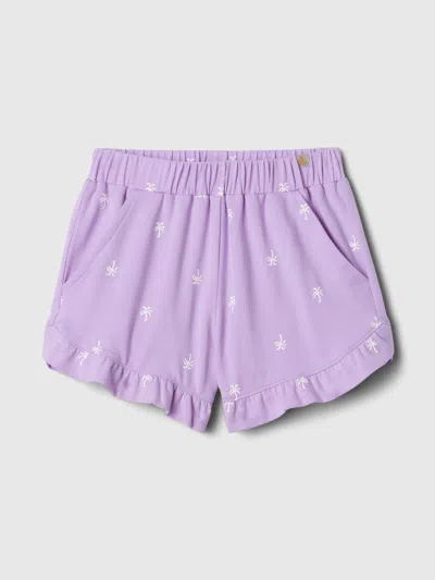 Gap Baby Mix And Match Ruffle Shorts In Lilac Surge Purple