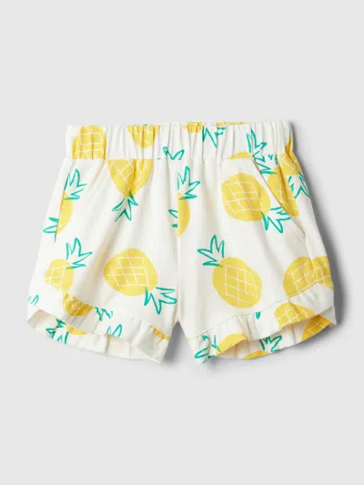 Gap Baby Mix And Match Ruffle Shorts In Pineapple Yellow