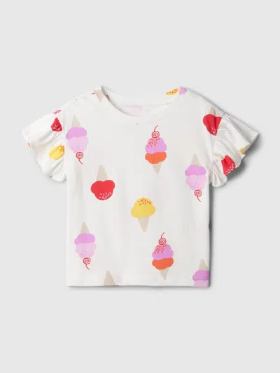 Gap Baby Mix And Match Ruffle T-shirt In Ice Cream Cone