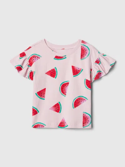 Gap Baby Mix And Match Ruffle T-shirt In Watermelon Pink