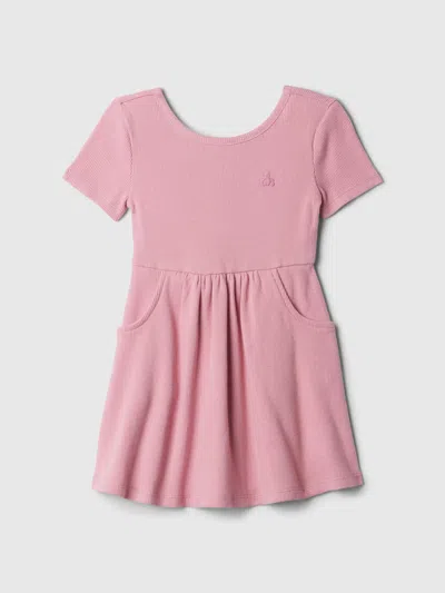 Gap Baby Mix And Match Skater Dress In Elle Pink