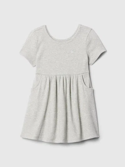 Gap Baby Mix And Match Skater Dress In Light Grey