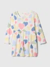 Gap Baby Mix And Match Skater Dress In Pink Hearts