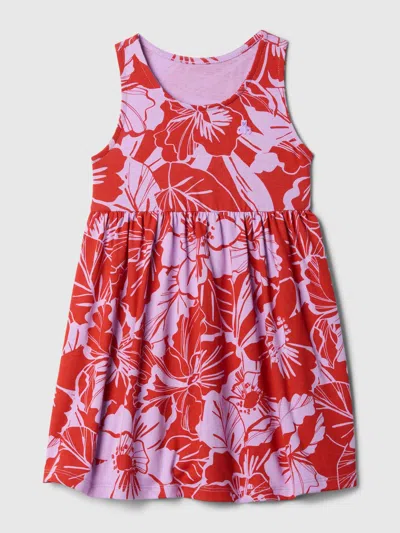 Gap Baby Mix And Match Tank Dress In Red Floral Print