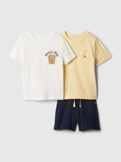 Gap Baby Mix And Match Three-piece Outfit Set In Blue