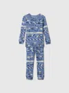 Shop Gap Baby & Toddler Organic Brushed Cotton Pj Set In Bainbridge Blue