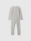 Gap Baby Organic Brushed Cotton Pj Set In Grey