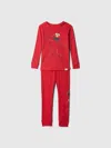 Gap Baby Organic Cotton Sesame Street Pj Set In Modern Red