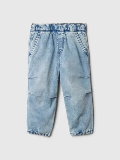 Gap Baby Parachute Sweatpant Jeans In Light Wash