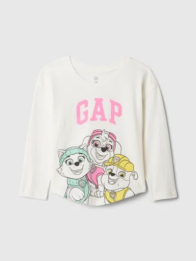 Gap Baby Paw Patrol Graphic T-shirt In Ivory Frost