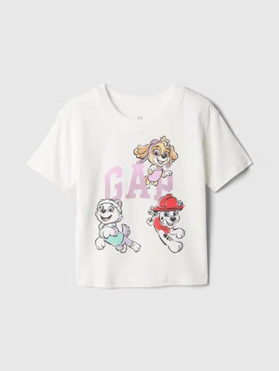 Gap Baby Paw Patrol Logo T-shirt In Off White
