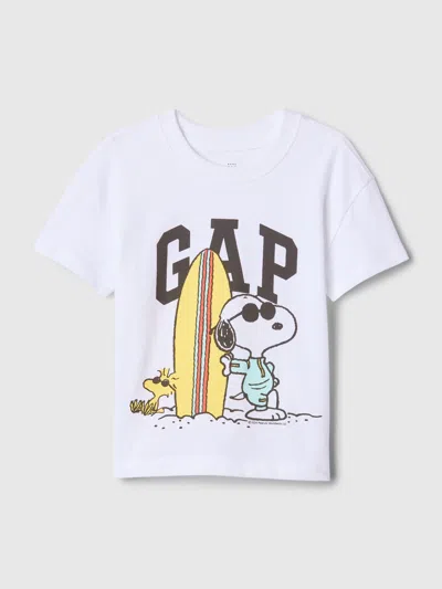 Gap Baby Peanuts Graphic T-shirt In Off White