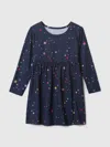 Gap Baby Recycled Pj Dress In Foil Stars Purple