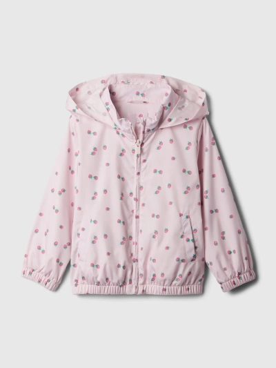 Gap Baby Recycled Windbuster In Light Peony Pink