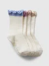 Gap Baby & Toddler Ruffled Crew Socks (4-pack) In Multi