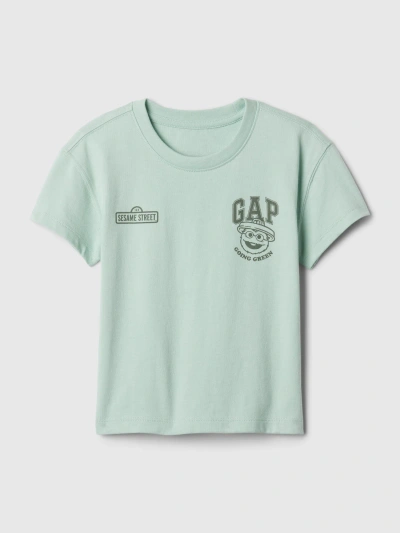 Gap Baby Sesame Street T-shirt In Fantasy Aqua