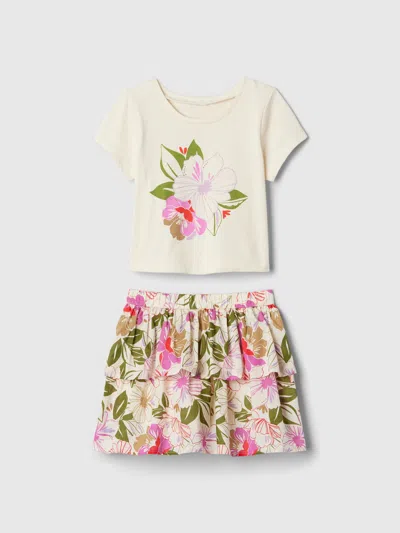 Gap Baby Skirt Outfit Set In Chino Beige