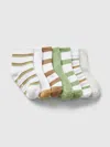 Gap Baby & Toddler Stripe Quarter Crew Socks (7-pack) In Multi