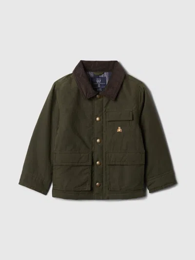 Gap Baby Waxed Utility Jacket In Essex Green