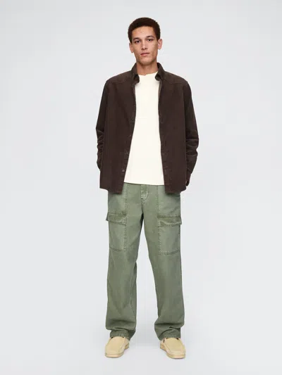 Gap Baggy Utility Pants In Thyme