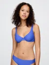 Gap Balconette Bikini Top In Dazzling Blue