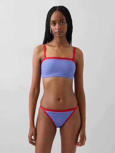 Gap Bandeau Bikini Top In Blue