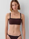 Gap Bandeau Bikini Top In Brown