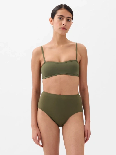 Gap Bandeau Bikini Top In Olive Green