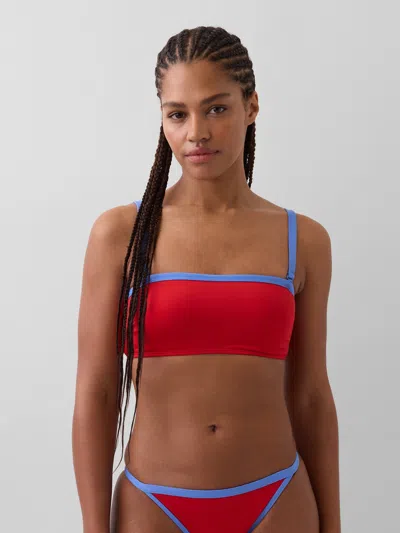 Gap Bandeau Bikini Top In Red