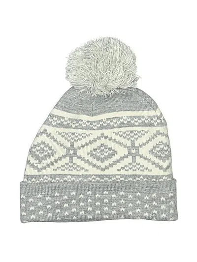Pre-owned Gap Beanie Hat In Gray