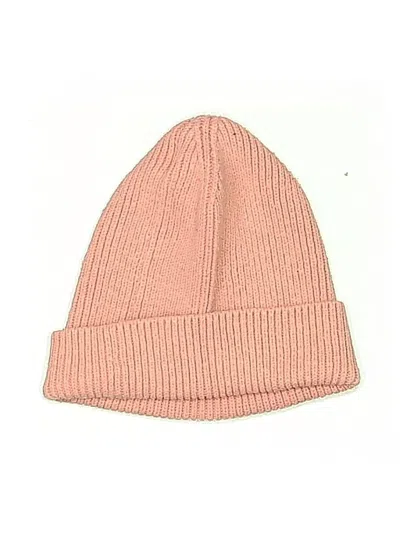 Pre-owned Gap Beanie Hat In Pink