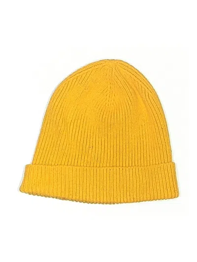 Pre-owned Gap Beanie Hat In Yellow