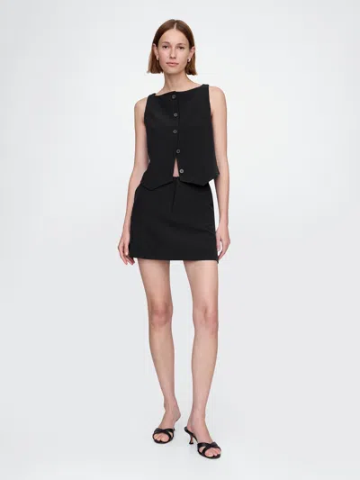 Gap Bistretch Tailored Skort In Black