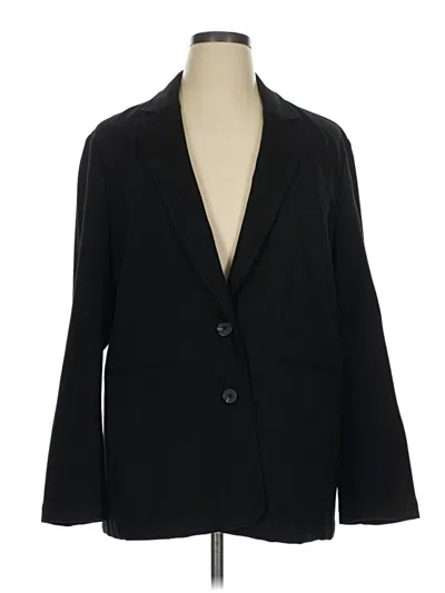 Pre-owned Gap Blazer Jacket In Black