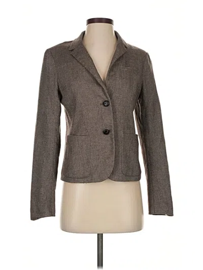 Pre-owned Gap Blazer Jacket In Brown