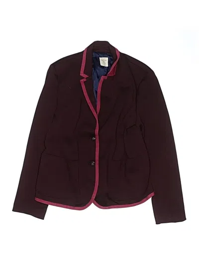Pre-owned Gap Kids' Blazer Jacket In Burgundy