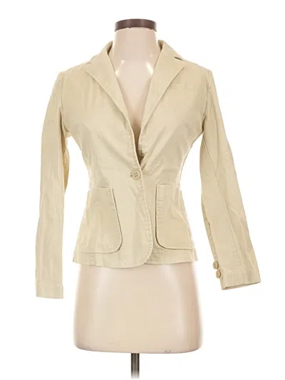 Pre-owned Gap Blazer Jacket In Ivory