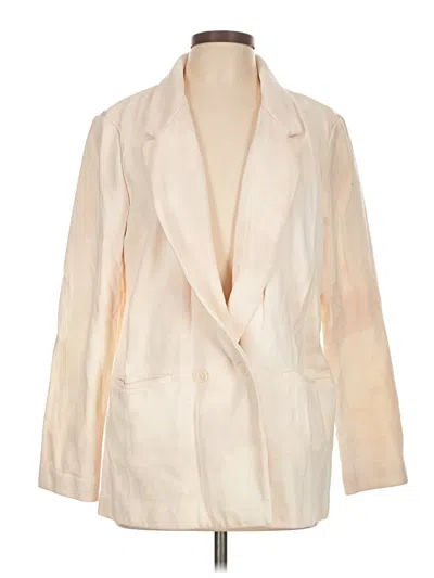 Pre-owned Gap Blazer Jacket In Ivory
